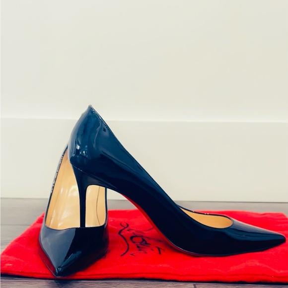 Christian Louboutin Sporty Kate Latent Leather Pumps - Picture 1 of 6